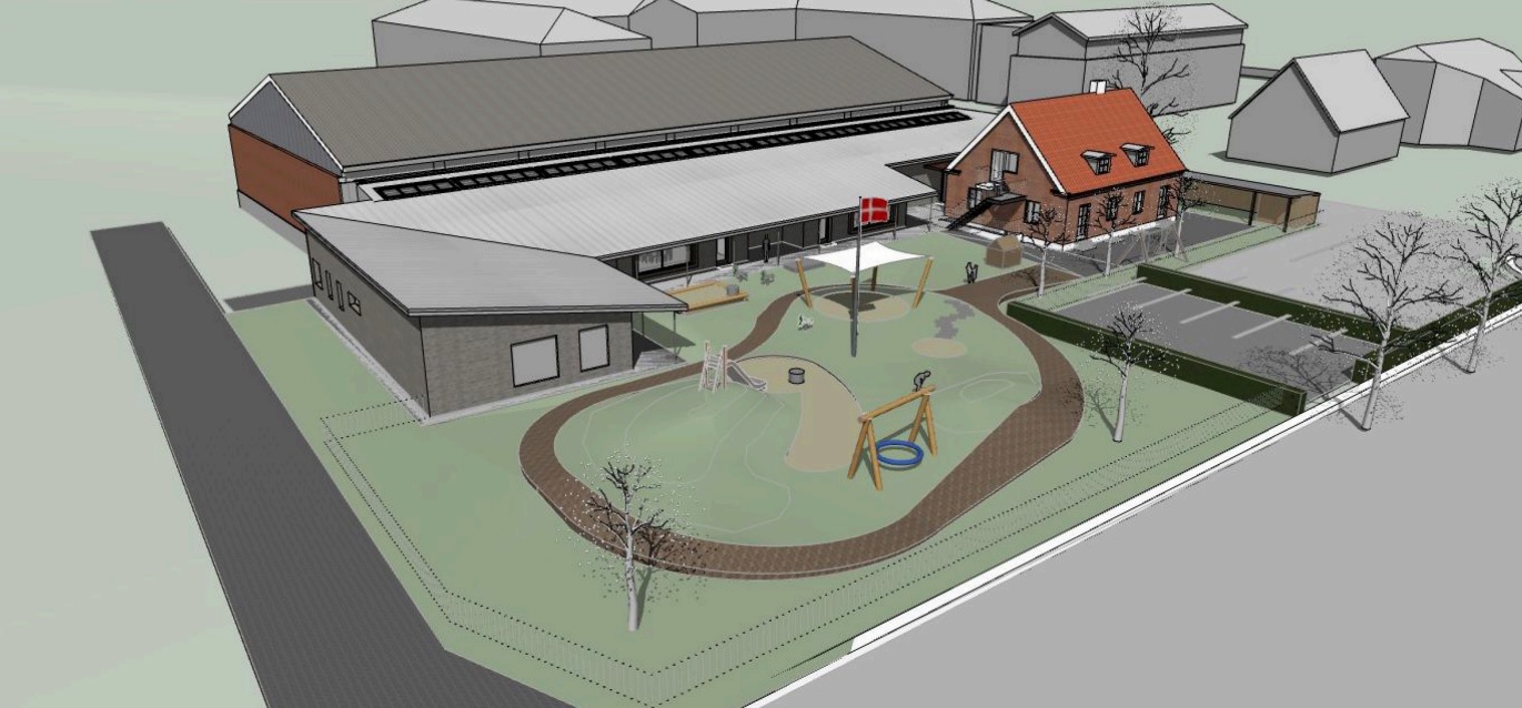 Børnehaven i Husum får meget mere plads