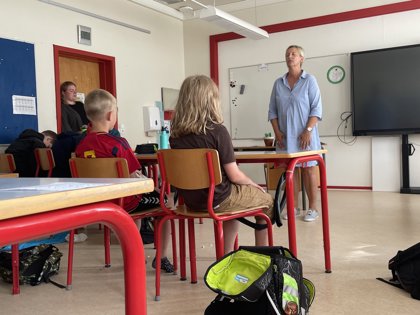 Pep i skoleårets nye klasser