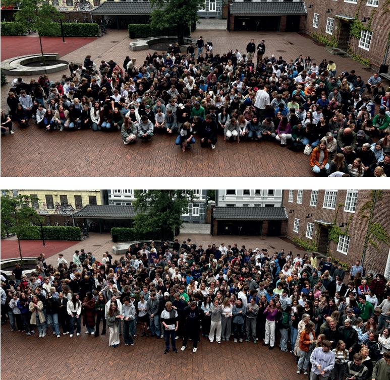 Skoler stod op  for demokratiet