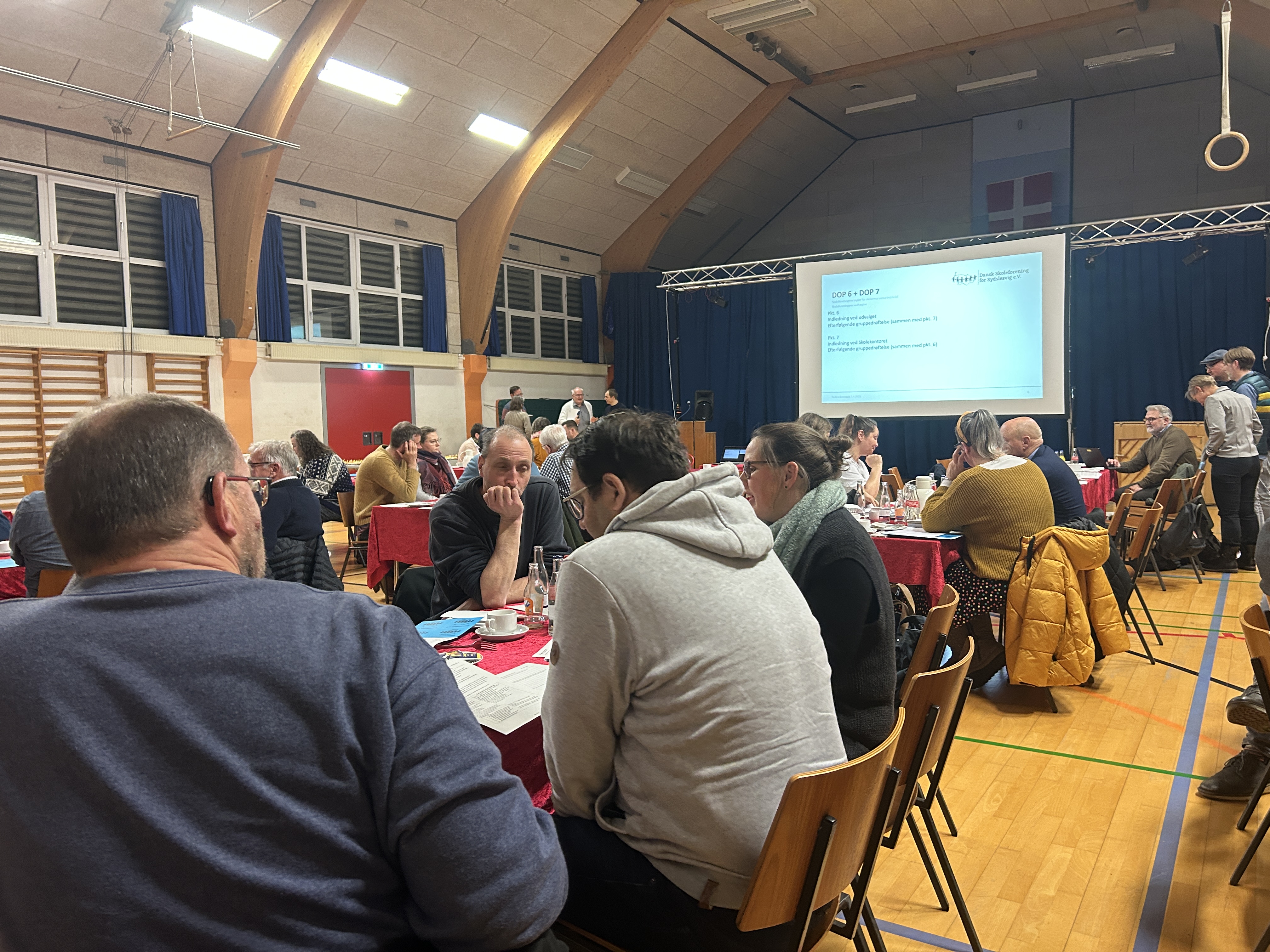 Fællesrådsmedlemmer på arbejde